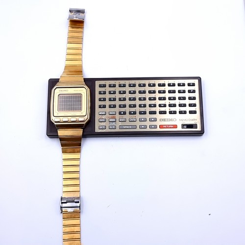 59 - Star Lot : A very retro vintage Seiko Memo Diary UW02-0010 computer watch, number 493853. Manufactur... 