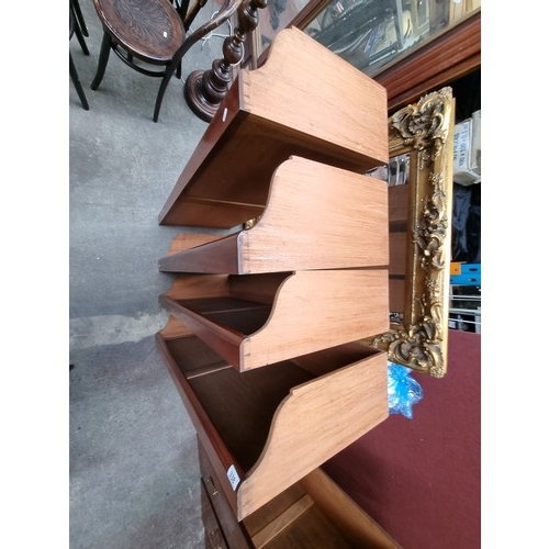 338 - These are fab originally from a large super quality Mahogany wardrobe from a huge house these are Fo... 