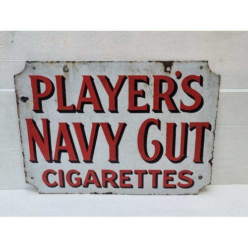 673 - Star Lot : A fantastic 1920s original double sided cast metal enamelled sign for 