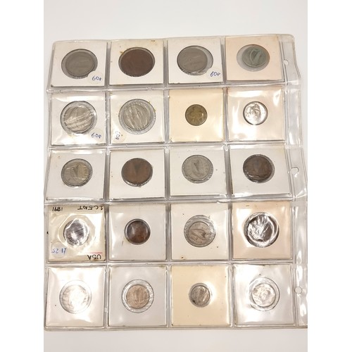 14 - A large collection of 20 Irish coins, consisting of  examples with silver content. This collection s... 