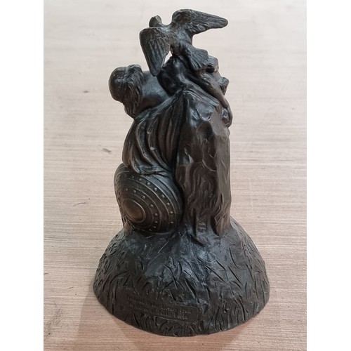 165 - A heavy bronze resin statue of Cú Chulainn, produced under license from the Office of Public Works. ... 