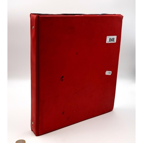 848 - A large vintage Full coin album of 20 sheets of full coins, from Multiple countries including, Hong ... 