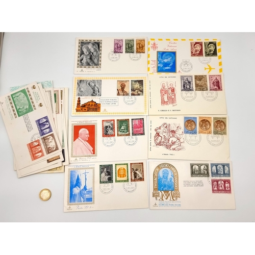 849 - A good collection of Vatican 1969-1970 First day covers, in very good condition, (18)