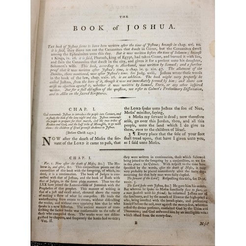 845 - A commentary on the Holy Bible, By Thomas Coke from 1801. With an 1803 inscription on the first page... 