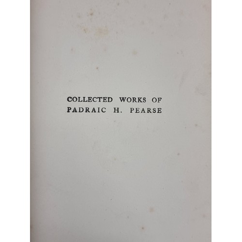 140 - Five hardback volumes covering the complete works of Pádraic H. Pearse, published in 1924 by the Pho... 