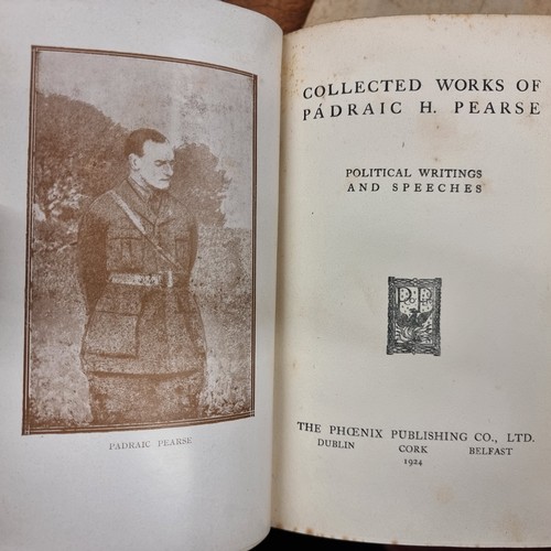 140 - Five hardback volumes covering the complete works of Pádraic H. Pearse, published in 1924 by the Pho... 