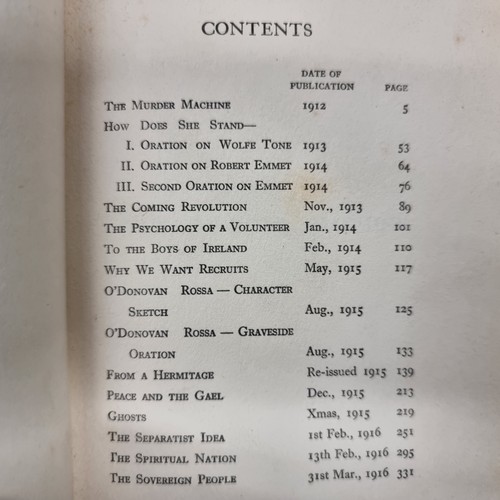 140 - Five hardback volumes covering the complete works of Pádraic H. Pearse, published in 1924 by the Pho... 