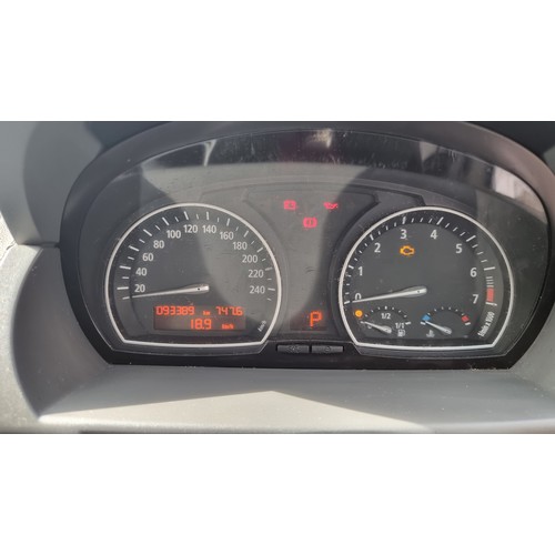 655 - Star Lot : A motor car. A BMW X3 Jeep. 2005 model 2.5L petrol Auto. Only 93Km / 58,000 miles only on... 