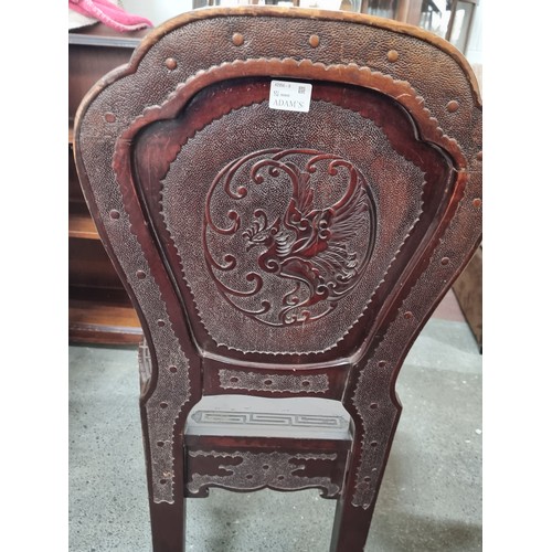 665 - Star lot : A striking pair of late 19th century Chinese carved ebonised rosewood and black lacquer p... 