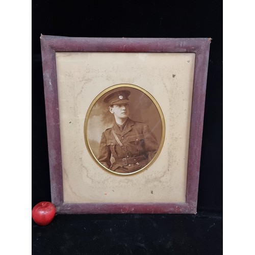 239 - An antique print of Portrait photograph of Michael Collins in uniform, taken between 1914 and 1922. ... 