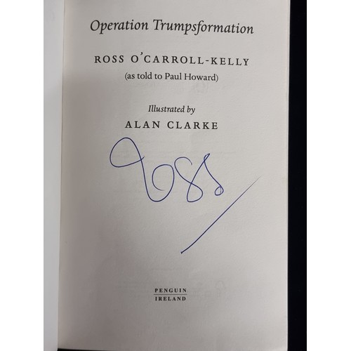 230 - Three signed first editions of books by Ross O'Carroll Kelly including 