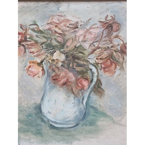 283 - Star Lot: A beautiful original oil on canvas still life by popular Irish artist Stella Steyn. Featur... 