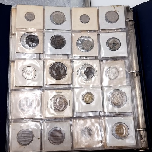 848 - A large vintage Full coin album of 20 sheets of full coins, from Multiple countries including, Hong ... 