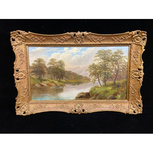 661 - Star Lot: A pair of stunning original antique oil on panel paintings dating to 1890. Of the English ... 