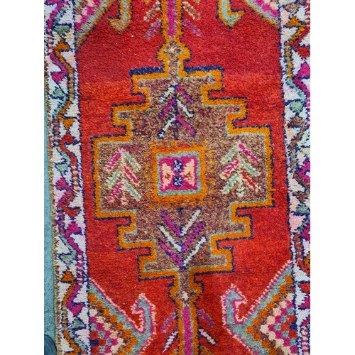 588 - Star Lot : A magnificent example of a 100% hand knotted, tribal Kurdi runner. Hand crafted in Kurdis... 