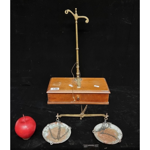 130 - A handsome set of Class B Victorian Scales by Calipe Dettmar & Co of Poland Street, London. Designed... 