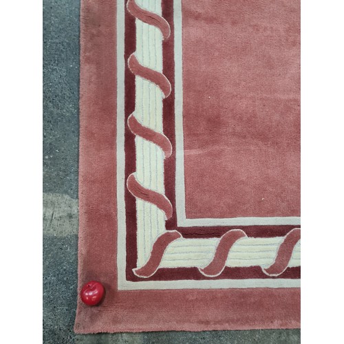 708 - Star lot : A stunning large handmade low pile rug made by McMurray Connemara ltd, Moyard, Co. Galway... 