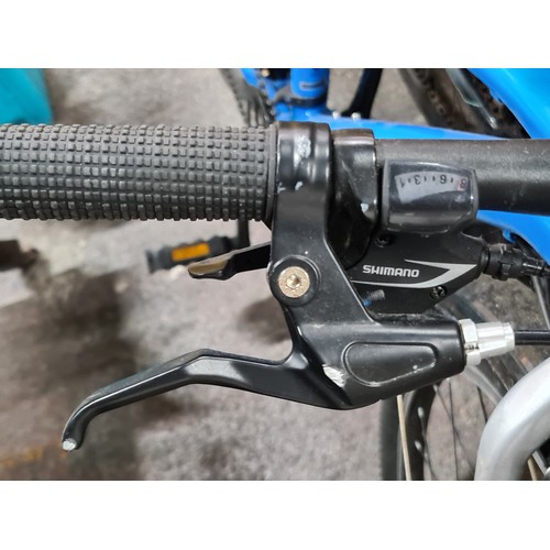 396 - Star Lot : A Trek Wahoo mountain bike with Shimano gears in a bright blue finish. €624 new. A very c... 