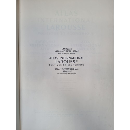 333 - A great vintage edition of the book entitled 'Atlas International Larousse', published in 1950 by Au... 