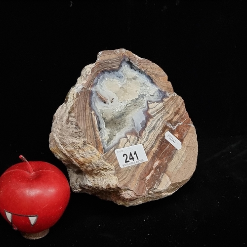 241 - A large Agate specimen, possibly a Baker Ranch Thunderegg from New Mexico. With good colour variatio... 