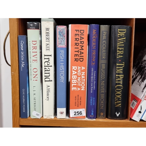 256 - A collection of eight hardback books of Irish interest, including 'De Valera' and 'The Modern Prince... 