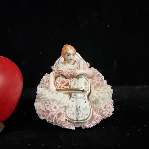 264 - A beautiful Irish Dresden porcelain figuring titled 