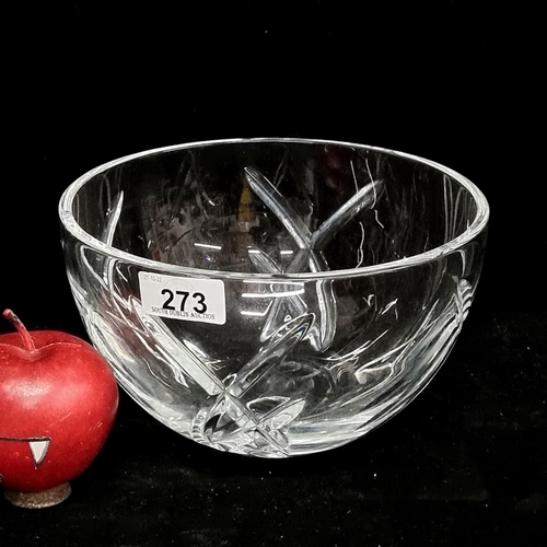 273 - A fabulous large John Roche by Waterford Crystal fruit bowl.