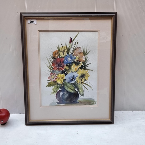 291 - A fabulous original watercolour on paper painting titled 