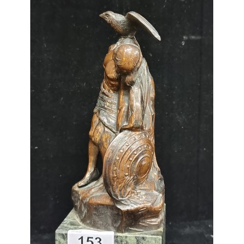 153 - Star Lot : A wonderful 1966 very heavy bronze figurine of 