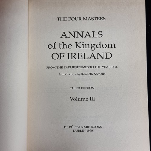 225 - Star Lot : The annals of Ireland in 7 Volumes by the 4 masters. Fabulous set, the history of Ireland... 