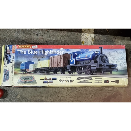 The blue highlander hornby best sale train set