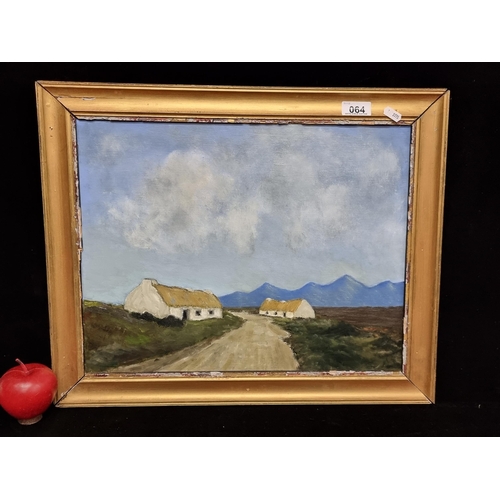 64 - A lovely vintage oil on canvas After Paul Henry (1877-1958)  painting featuring a charming west of I... 