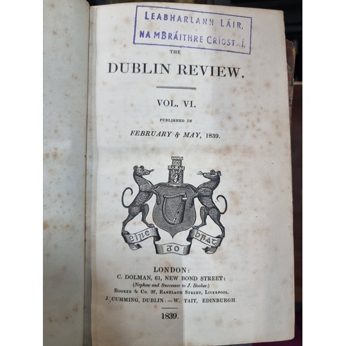 585 - Seven very good antique books including 'Irish Names of Places' (1875), 'Irish Varieties' including ... 