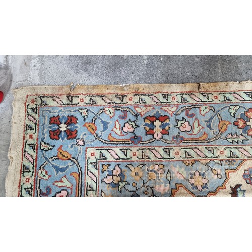 631 - Star Lot A fabulous Usak hand knotted wool and cotton rug with certificate of authenticity.
MM: 375 ... 