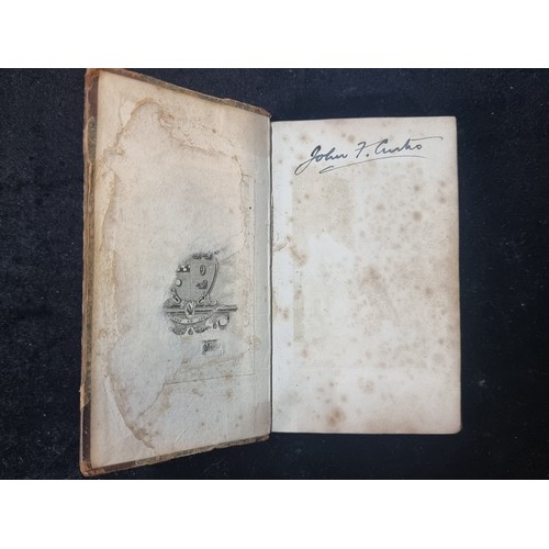 150 - A hardback, early edition antique copy of the book ''The Sorrows of Werter'' by Baron Goethe. Transl... 