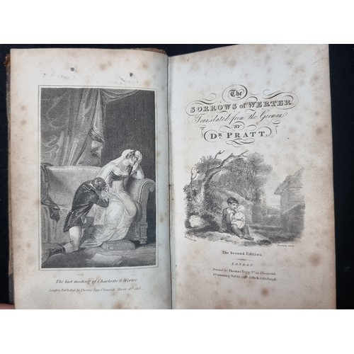 150 - A hardback, early edition antique copy of the book ''The Sorrows of Werter'' by Baron Goethe. Transl... 