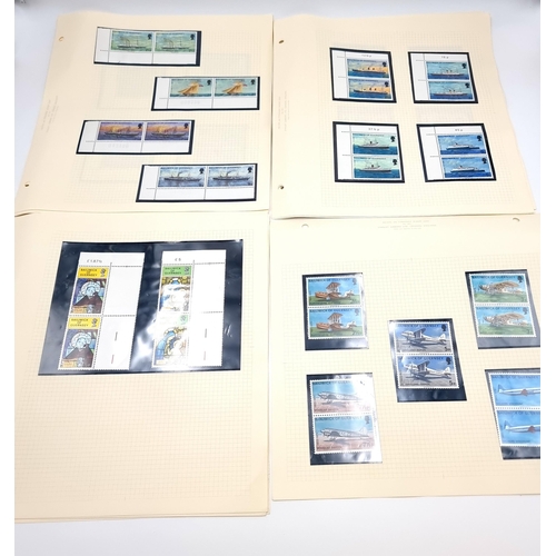 14 - A large collection of Guernsey Mint stamp sheets including sets all unmounted mint. In 12 stock page... 