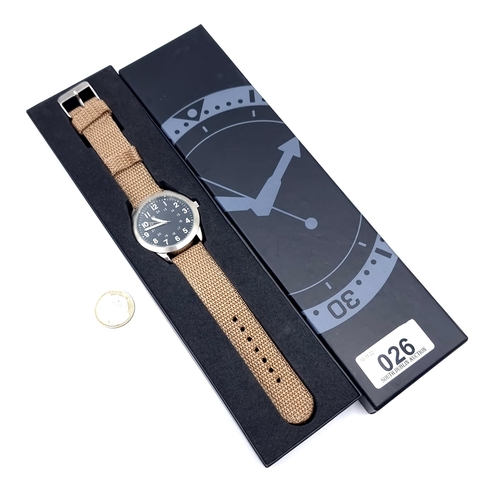 26 - An as new wrist watch by makers 