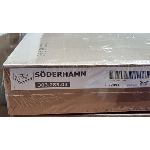 417 - A brand new IKEA Soderhamn white sofa cover, in original sealed packaging, no: 303.283.03. Similar r... 