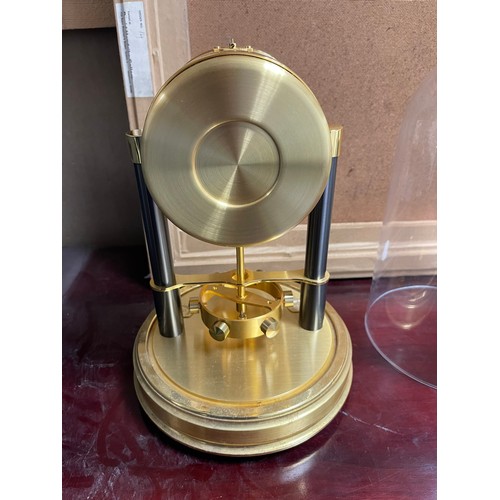 132 - Super Star Lot : Jaeger Le Coultre Atmos dome Limited Edition clock. Clock was made in 1983 to celeb... 