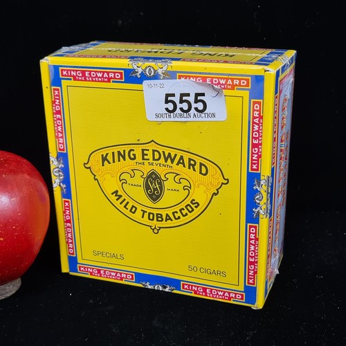 555 - A box of 50 new sealed King Edward special Imperial cigars. In sealed, unopened condition. Retailing... 