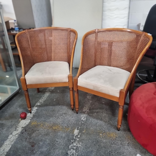 758 - Two brilliant bedroom chairs titled 