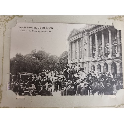 210 - A beautiful, Edwardian and early twentieth century, partially filled postcard album. Currently conta... 