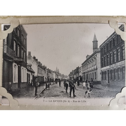 210 - A beautiful, Edwardian and early twentieth century, partially filled postcard album. Currently conta... 