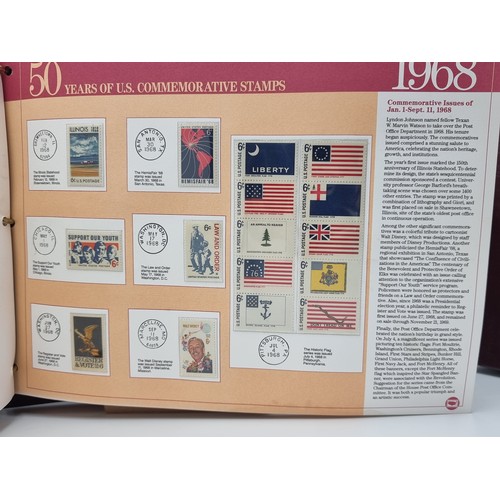 510 - Star Lot : 50 years of US Commemorative stamps 1964-1988. A Fabulous chronological Album of All US C... 