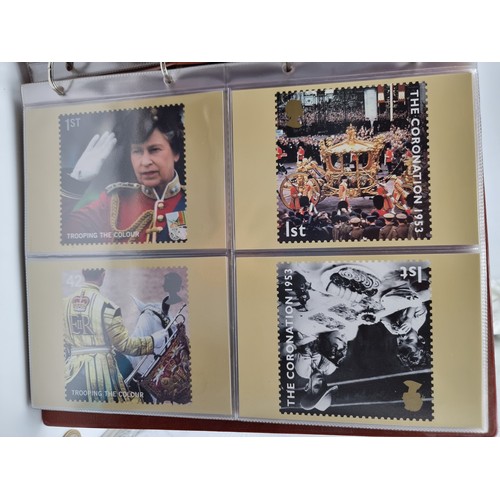 562 - A mint memorial collection of Queen Elizabeth the 2nd reign through Royal Mail PHQ cards, includes c... 