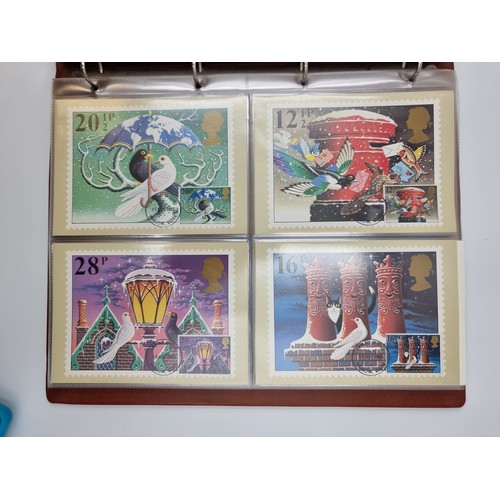 564 - An excellent album of first day cover from 1980-1991 including a Scarce Christmas first day cover. F... 