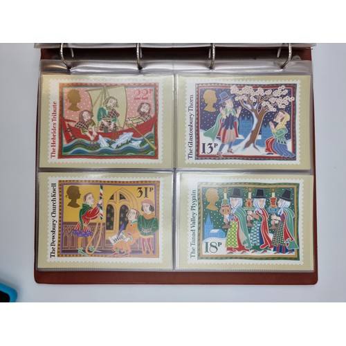 564 - An excellent album of first day cover from 1980-1991 including a Scarce Christmas first day cover. F... 