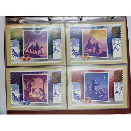 564 - An excellent album of first day cover from 1980-1991 including a Scarce Christmas first day cover. F... 