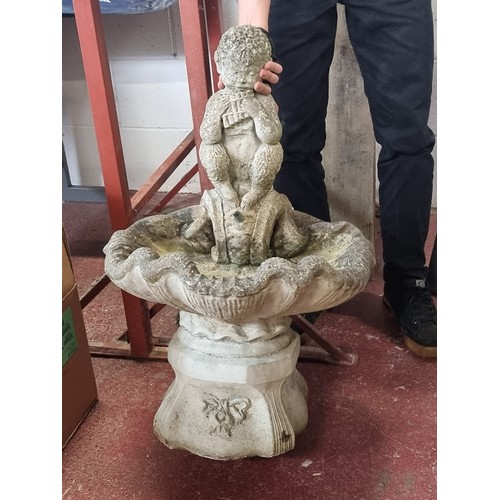 827 - Star Lot : An antique magnificent classically inspired  fountain. Crafted from reconstituted stone a... 